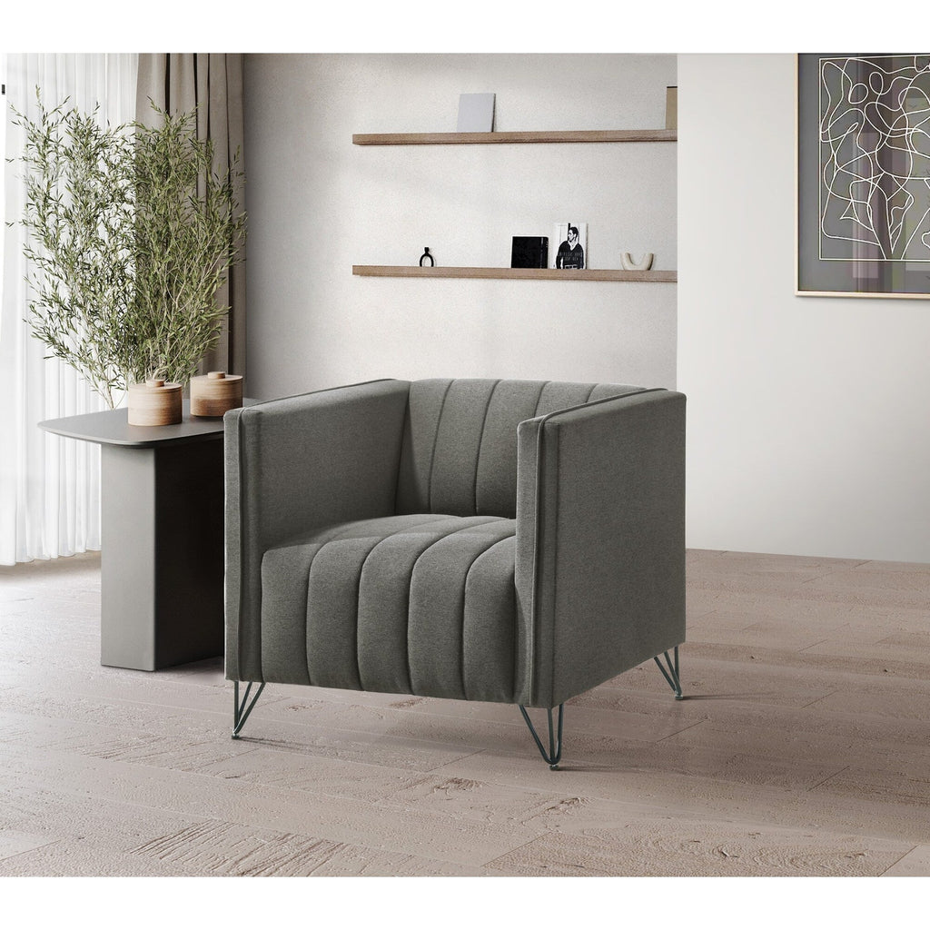 Ensemble de salon à accoudoirs carrés Clayfell Kurtis