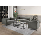 Ensemble de salon à accoudoirs carrés Clayfell Kurtis