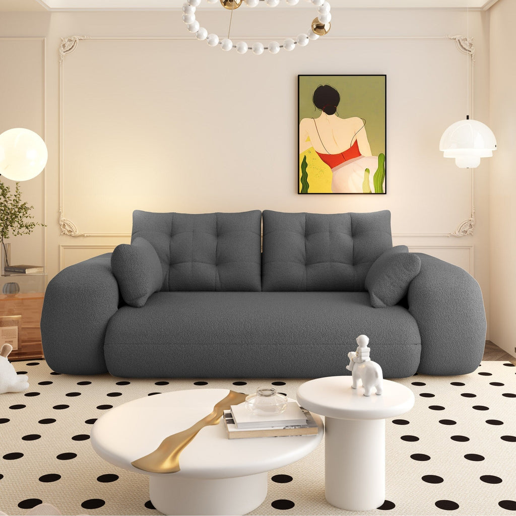 Canapé-lit pliable multifonctionnel de 78 pouces de large