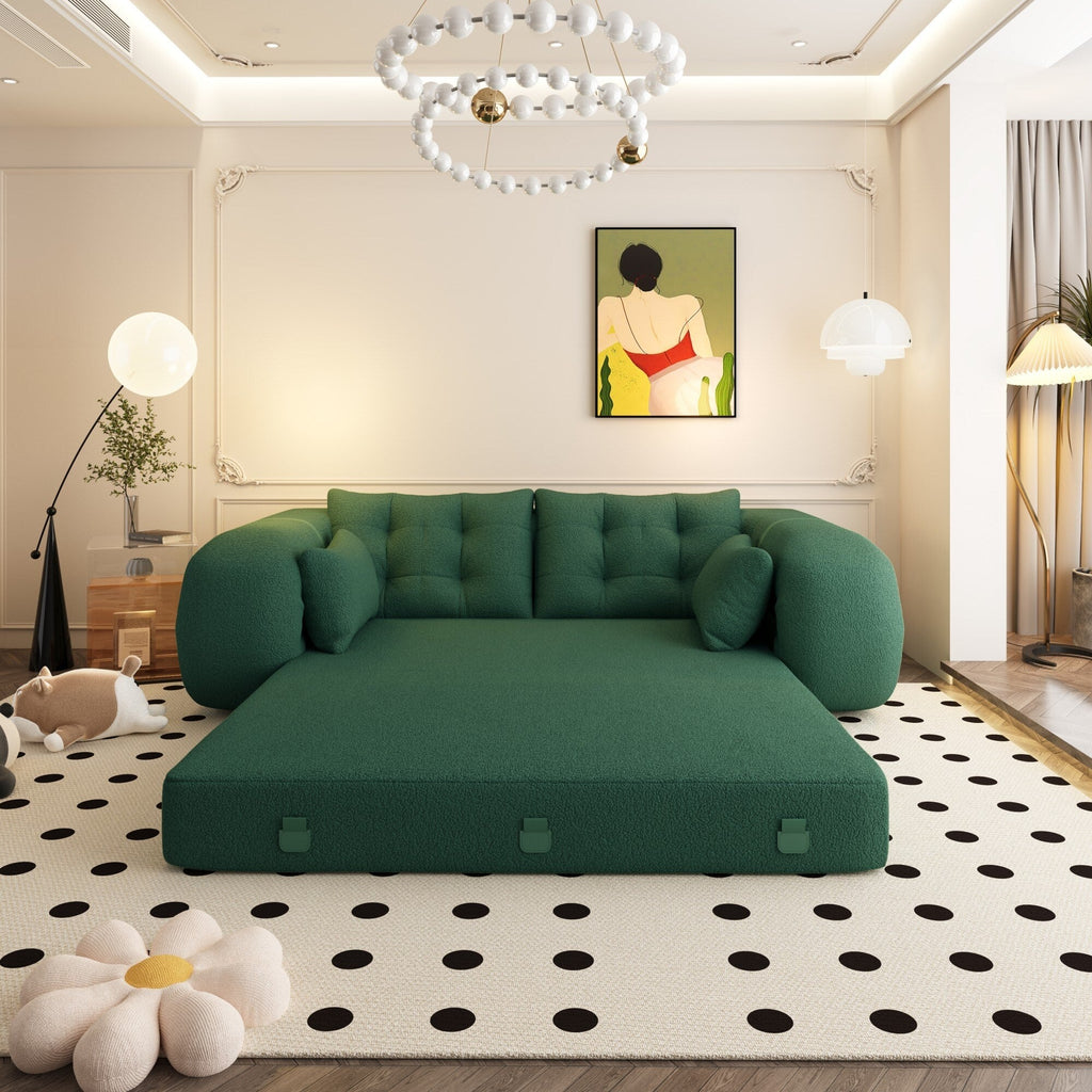Canapé-lit pliable multifonctionnel de 78 pouces de large