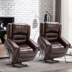 Fauteuil inclinable électrique Rivet respirant avec massage, chauffage et port USB