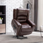 Fauteuil inclinable électrique Rivet respirant avec massage, chauffage et port USB