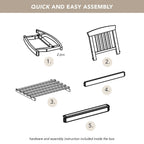 Ensemble de salon de jardin Cambridge Casual Leon 3 pièces en teck avec coussin