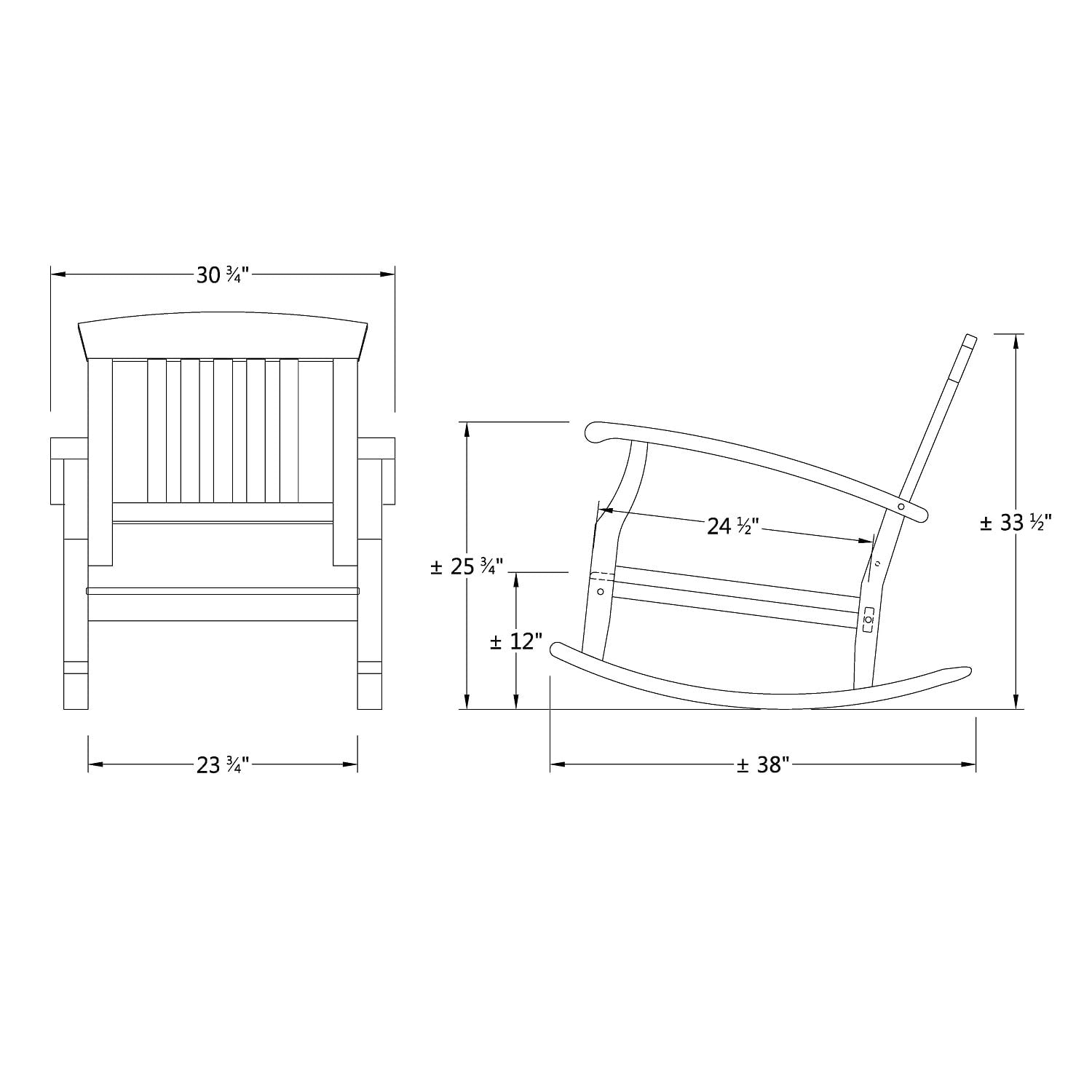 Ensemble de salon de jardin Cambridge Casual Leon 3 pièces en teck avec coussin