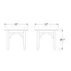 Ensemble de salon de jardin Cambridge Casual Leon 3 pièces en teck avec coussin