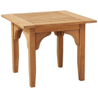 Ensemble de conversation de patio en teck Cambridge Casual Leon 7 pièces