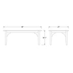 Ensemble de conversation de patio en teck Cambridge Casual Leon 7 pièces