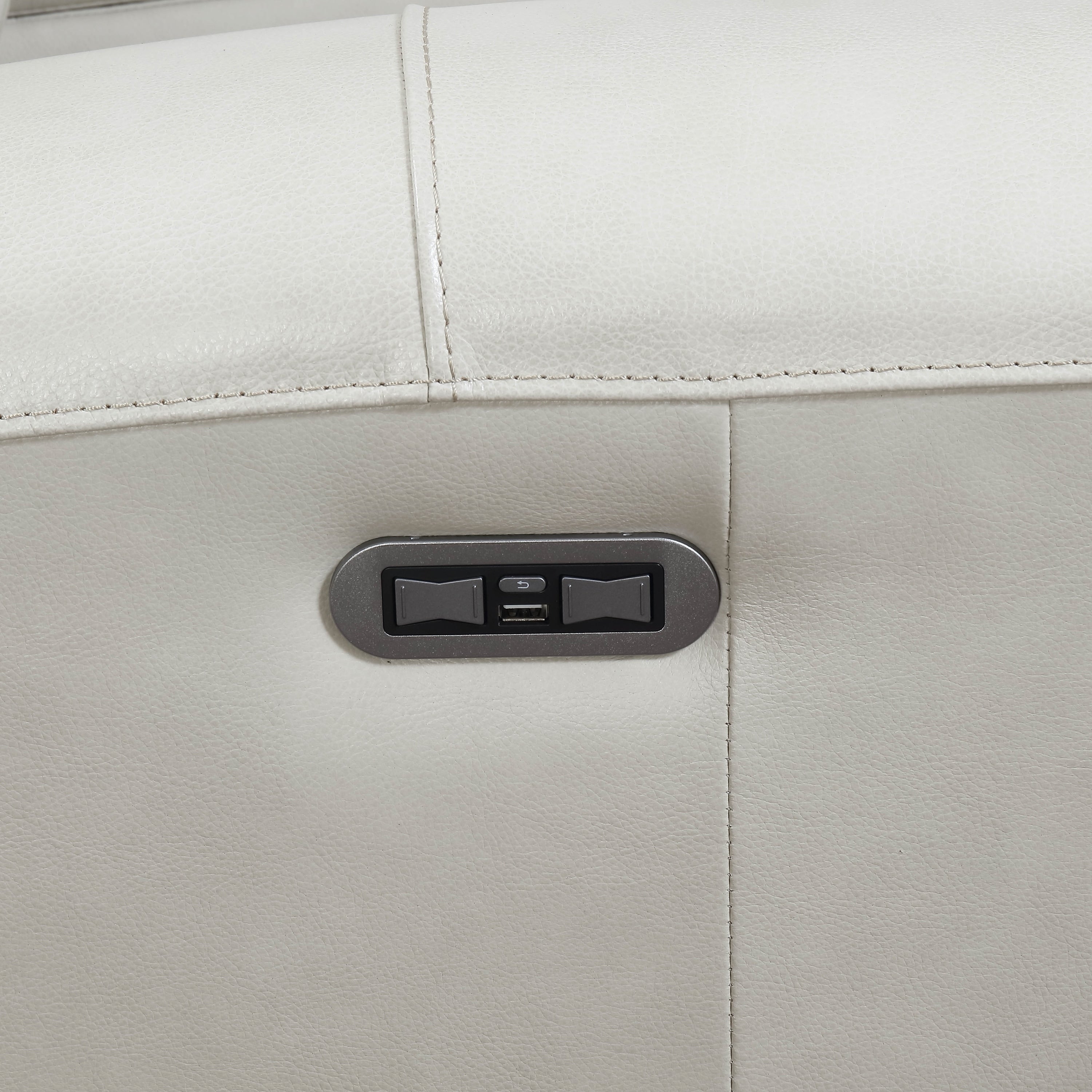 Fauteuil inclinable électrique Copper Grove Fyti en cuir pleine fleur