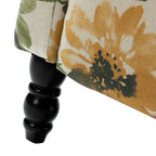 Fauteuil inclinable manuel Damaris de style Mid-Century Modern avec dossier à oreilles par HULALA HOME