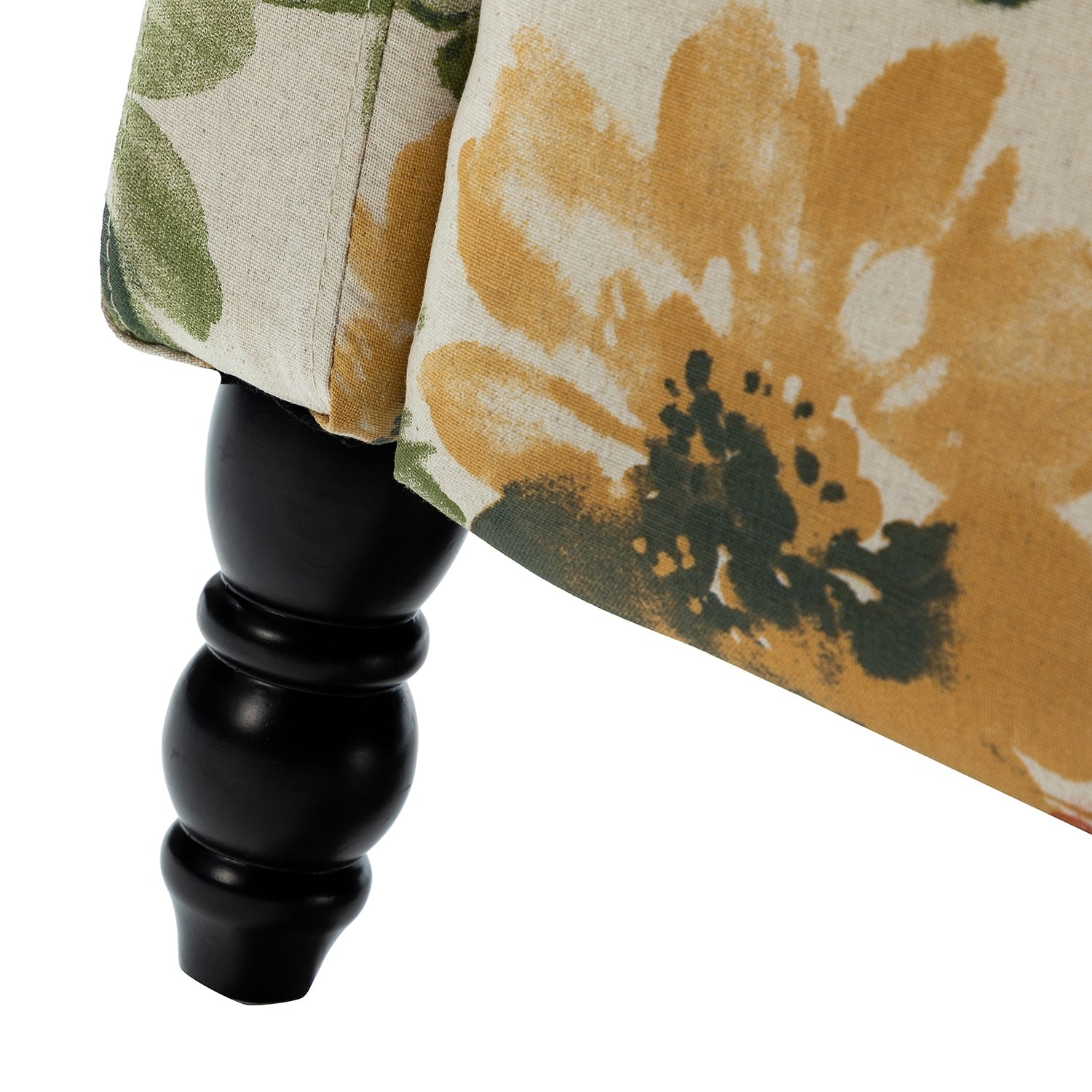 Fauteuil inclinable manuel Damaris de style Mid-Century Modern avec dossier à oreilles par HULALA HOME