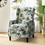 Fauteuil inclinable manuel Damaris de style Mid-Century Modern avec dossier à oreilles par HULALA HOME