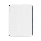 Matelas de soutien ferme de 6 pouces avec tissu tricoté extensible, mousse ultra moelleuse et matelassage en losanges pour plus de confort