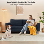 82,7 canapés pour le salon, canapés causeuse confortables, canapé causeuse en velours côtelé, montage facile pour les petits espaces