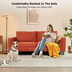 82,7 canapés pour le salon, canapés causeuse confortables, canapé causeuse en velours côtelé, montage facile pour les petits espaces