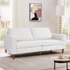 82,7 canapés pour le salon, canapés causeuse confortables, canapé causeuse en velours côtelé, montage facile pour les petits espaces