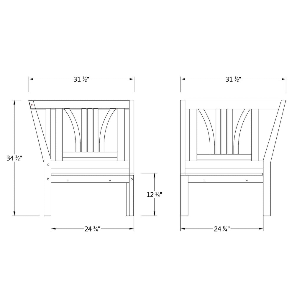 Ensemble de salon de jardin 8 pièces en teck Cambridge Casual Lowell avec coussin