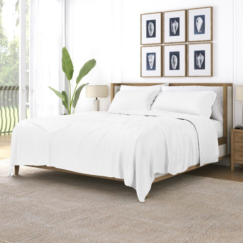 Parure de draps de luxe en rayonne de bambou Becky Cameron