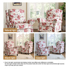 Ensemble de 2 fauteuils inclinables manuels avec garniture cloutée