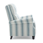 Ensemble de 2 fauteuils inclinables manuels avec garniture cloutée