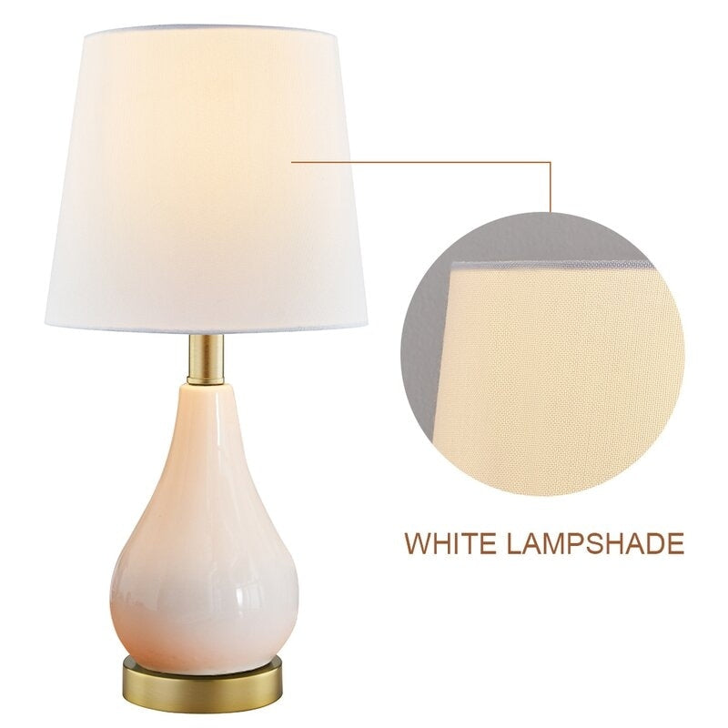 Ensemble de lampes de table 17,5 avec USB (lot de 2)