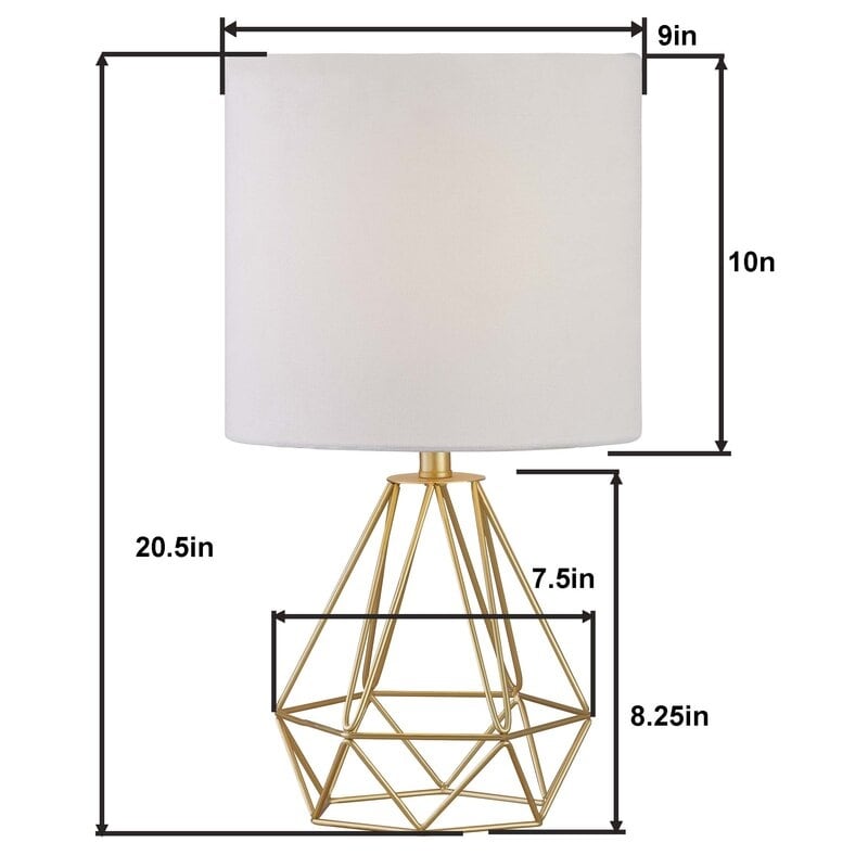Ensemble de lampes de chevet 20,5 (lot de 2)