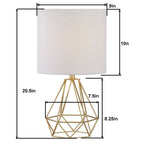 Ensemble de lampes de chevet 20,5 (lot de 2)