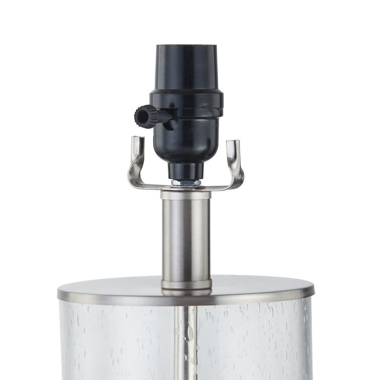 Lot de 2 lampes de table en verre transparent (23,75 $) - 13 x 13 x 23,75 $