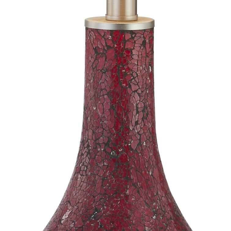 Ensemble de lampes de table en verre avec port USB (lot de 2)