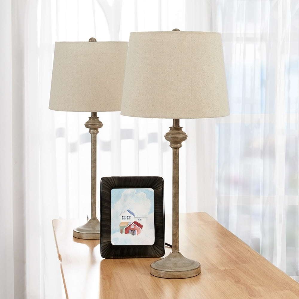 Ensemble de 2 lampes de table pour buffet