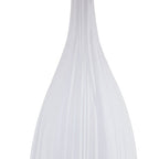 Lot de 2 lampes de table standard en porcelaine blanche (lot de 2)