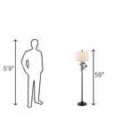 Lampadaire traditionnel à 59 feuilles