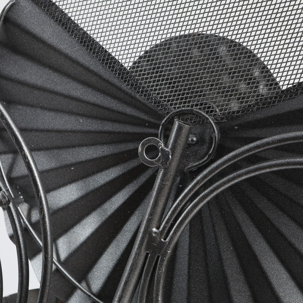 Décoration murale florale moderne en métal gris et or vieilli