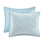 Parure de couette en peluche phosphorescente Avery Aqua par Intelligent Design Kids