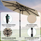 Ensembles de salle à manger d'extérieur 5/7/9 pièces avec chaises pivotantes en textilène 28 W et table