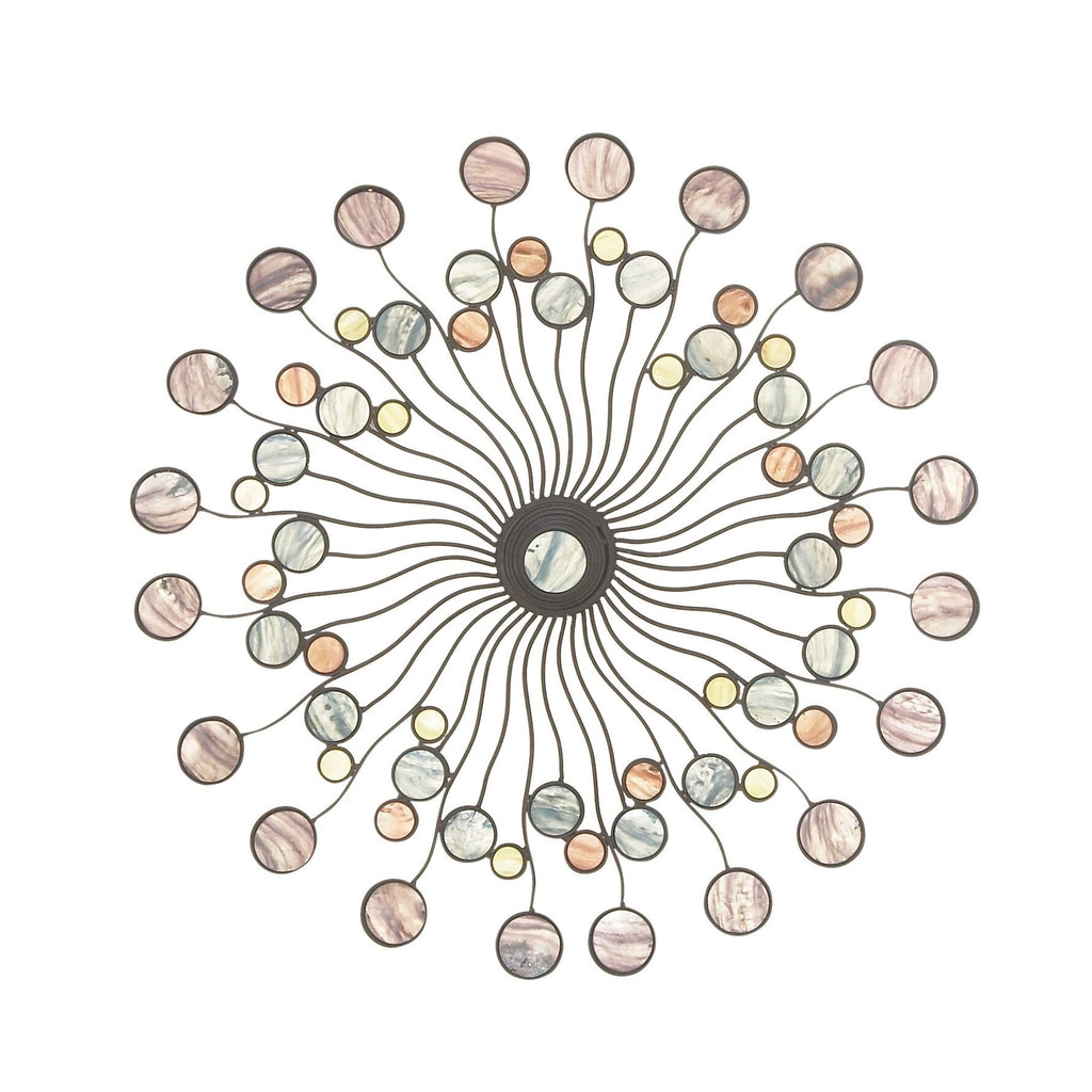 Décoration murale abstraite en métal