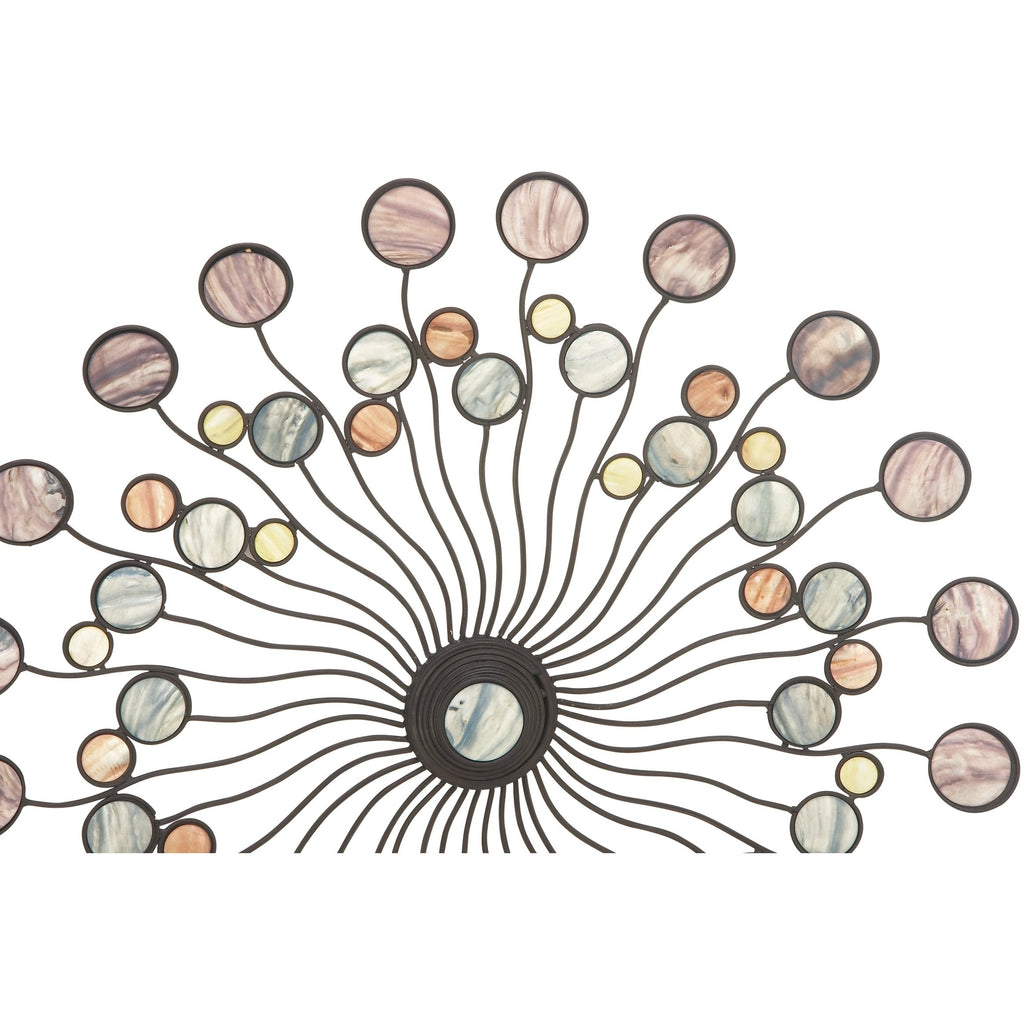 Décoration murale abstraite en métal