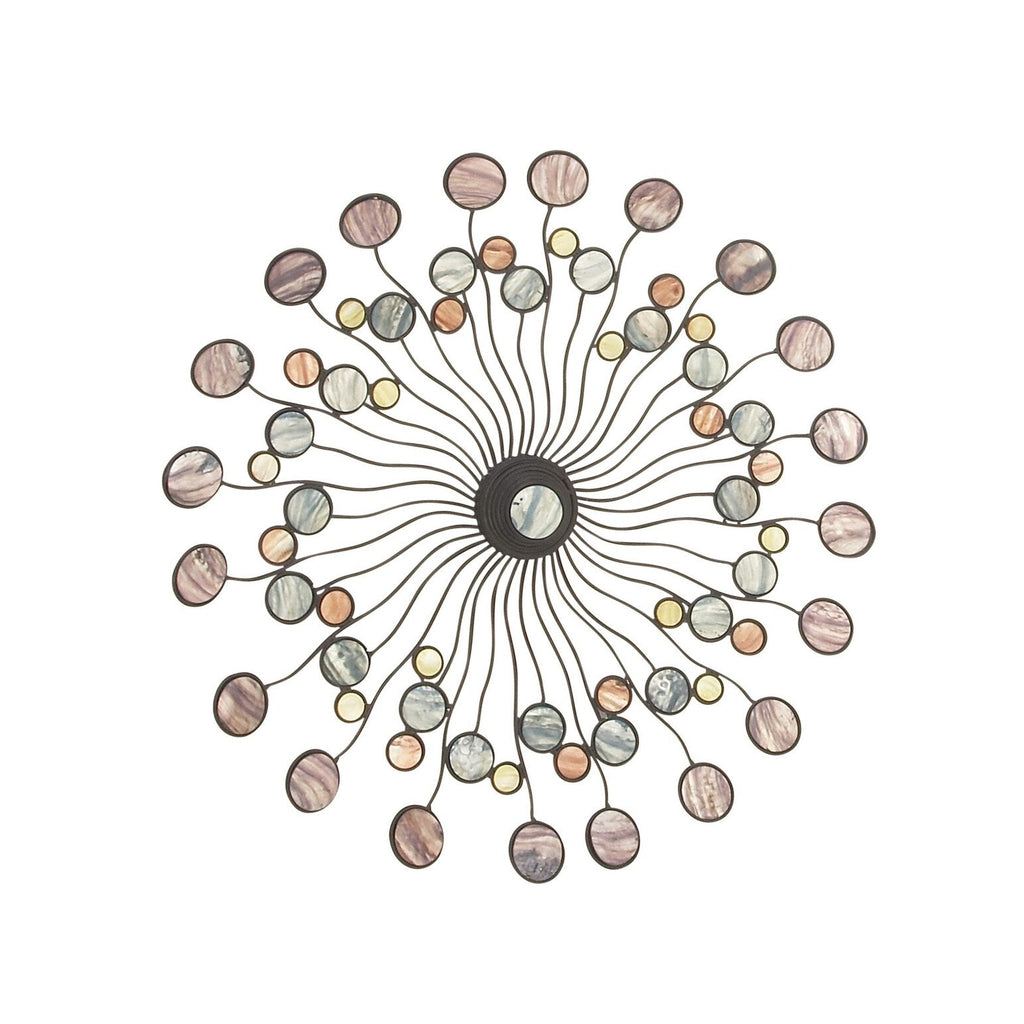 Décoration murale abstraite en métal