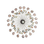 Décoration murale abstraite en métal