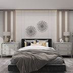 Décoration murale abstraite en métal