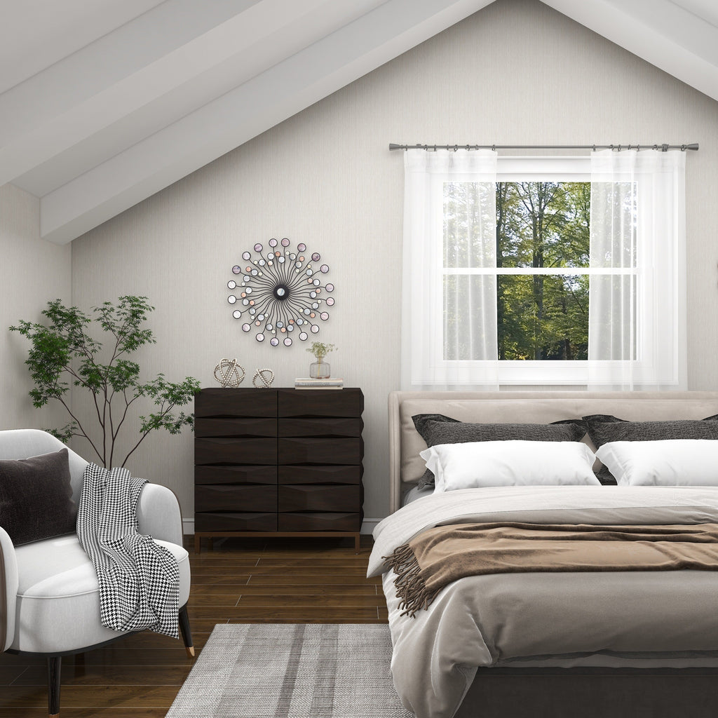 Décoration murale abstraite en métal