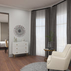 Décoration murale abstraite en métal