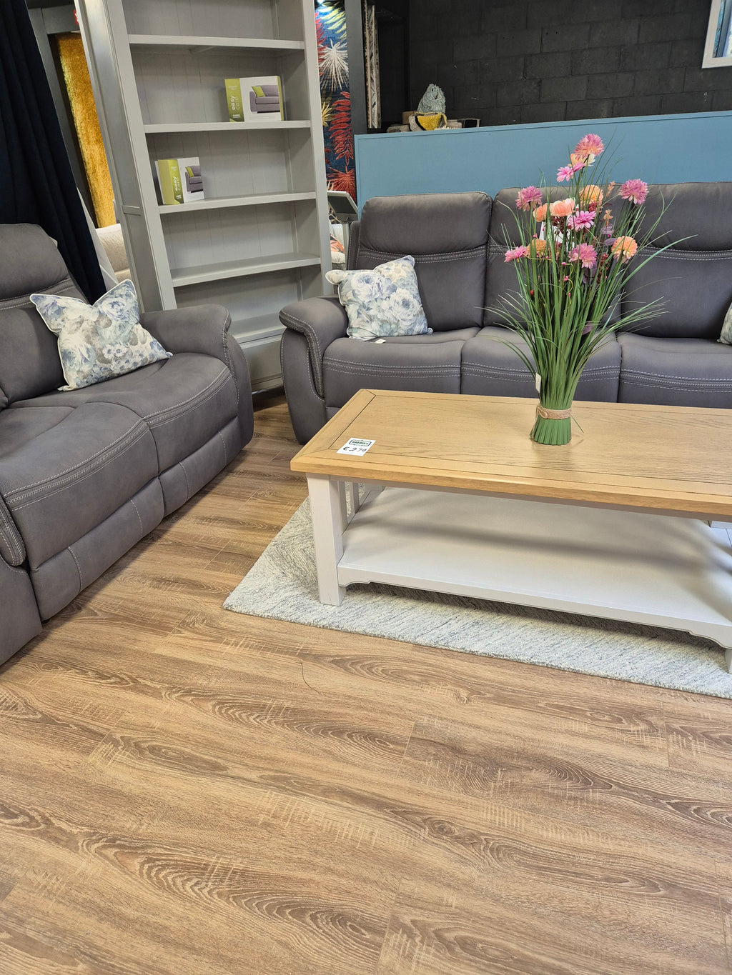 Ensemble de fauteuils inclinables en tissu lavable