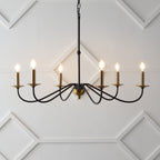 Lustre LED en fer à 6 lumières, 34,75 $, par JONATHAN Y