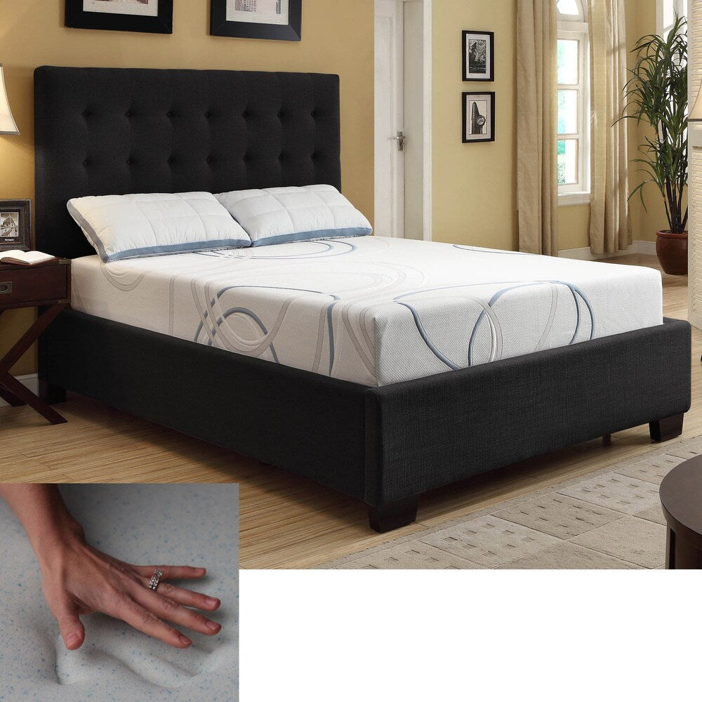 Matelas double couche en mousse à mémoire de forme NuForm de luxe de 9 pouces, format king-size