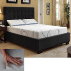 Matelas double couche en mousse à mémoire de forme NuForm de luxe de 9 pouces, format king-size