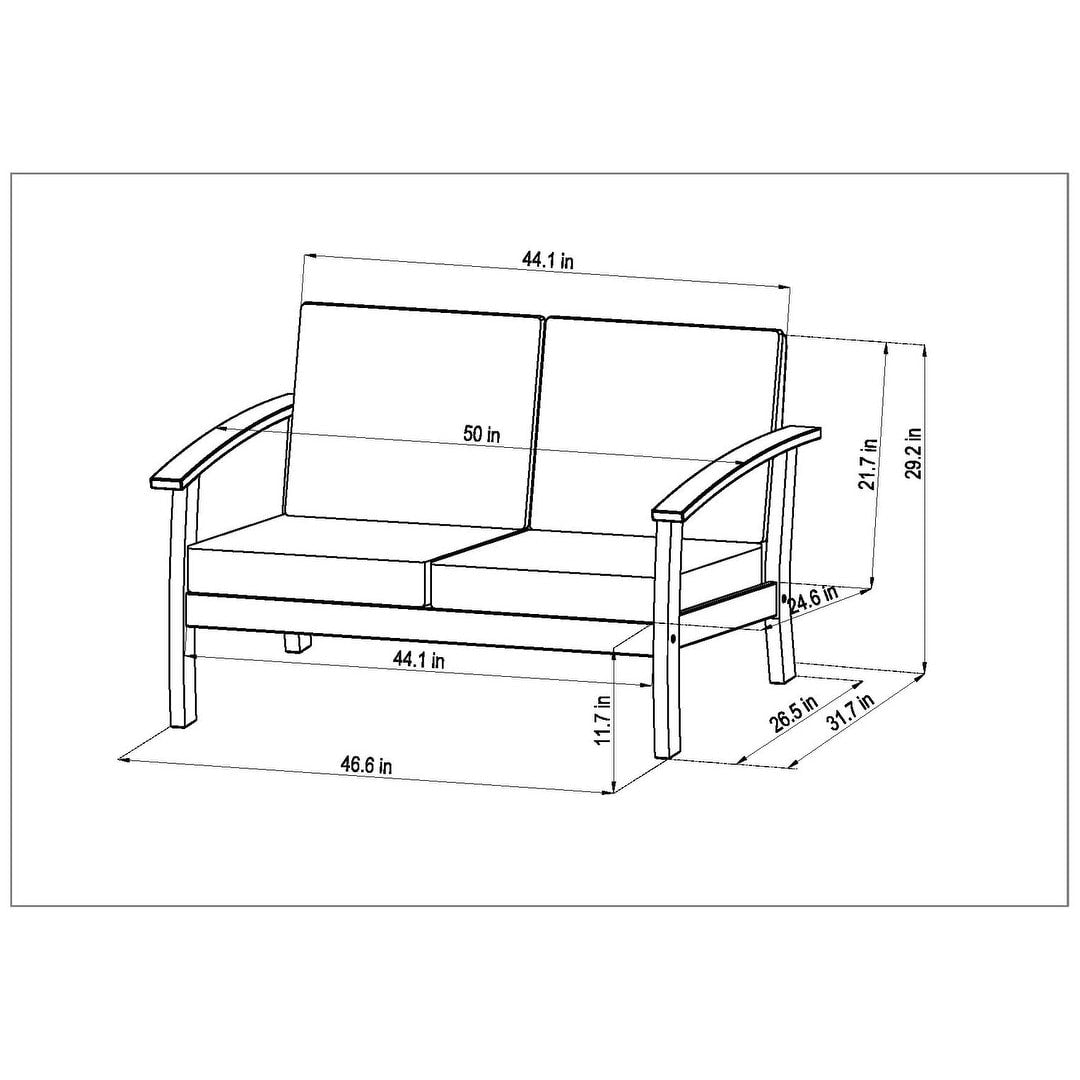Ensemble de 8 sièges de jardin en bois certifié FSC Amazonia