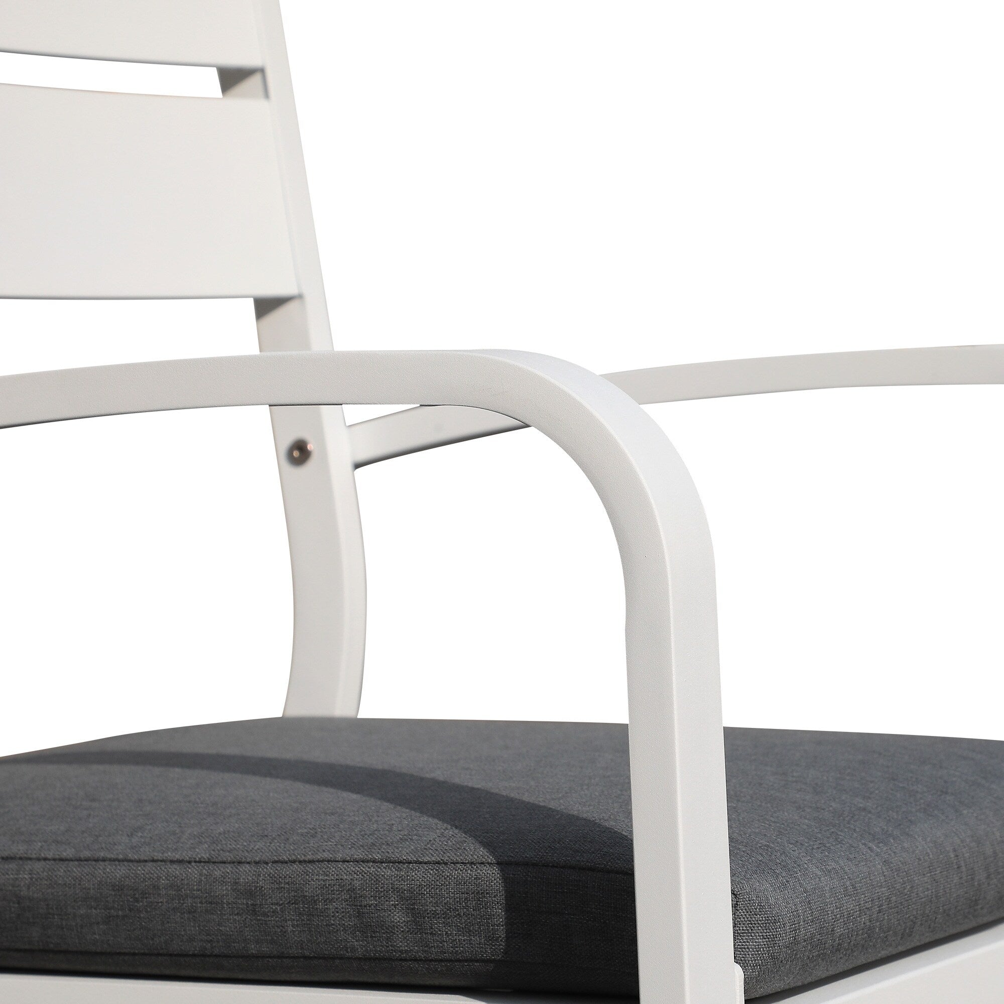 Ensemble de bar en aluminium 5 pièces pour patio Ensemble de salle à manger d'extérieur