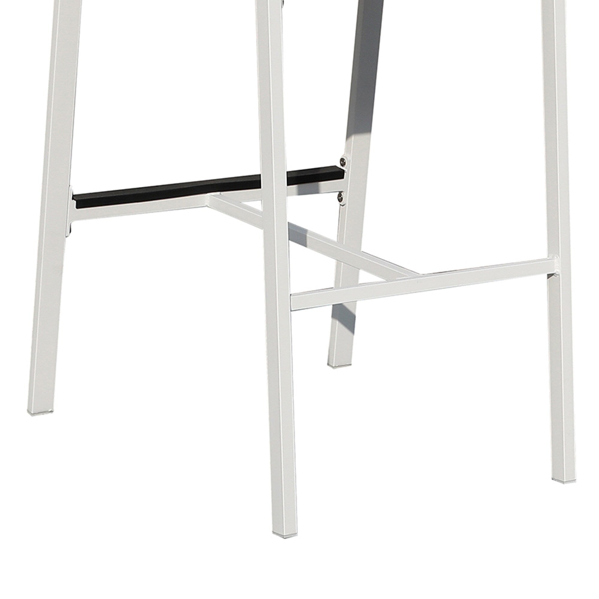 Ensemble de bar en aluminium 5 pièces pour patio Ensemble de salle à manger d'extérieur