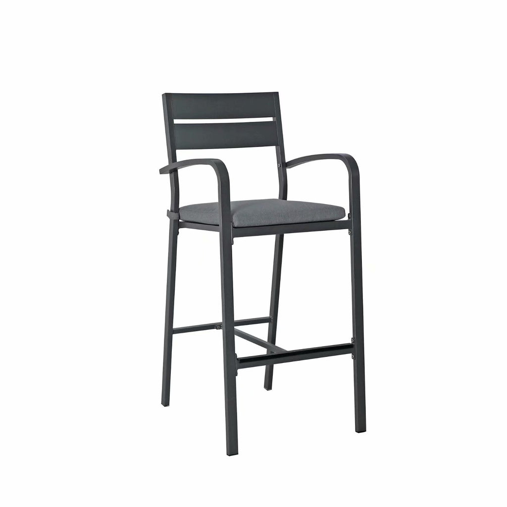 Ensemble de bar en aluminium 5 pièces pour patio Ensemble de salle à manger d'extérieur