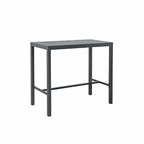 Ensemble de bar en aluminium 5 pièces pour patio Ensemble de salle à manger d'extérieur